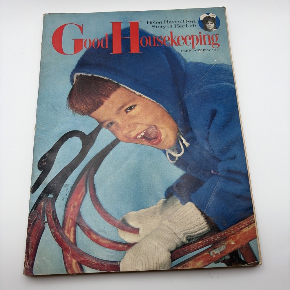 Good Housekeeping Magazine February 1957 Helen Haye's Story No Label